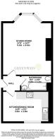 26 Gloucester Place, Flat 1GFF, BN1 4AA FLOORPLAN.