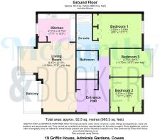 19 Griffin House, Admirals Gardens, Cowes - all fl