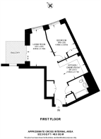 Floorplan area for info only, not for £/sq. ft valuation