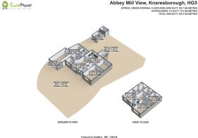 EweMove Harrogate Abbey Mill View 3DG Floor Plan