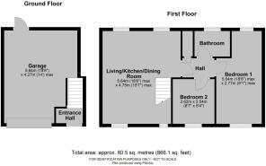 10 Dymock Red Walk, Holmer, Hereford - all floors.