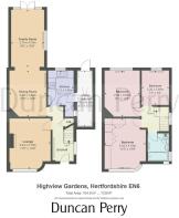 44 Highview Gardens, Hertfordshire EN6 - floor pla
