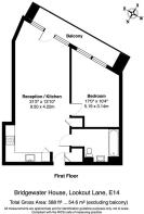 Flat 310, Bridgewater House, 96, Lookout Lane Lond