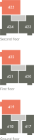Block Plan - Plots 419, 422, 425