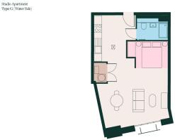 Studio floorplan