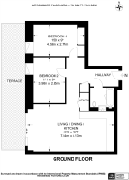 Floorplan area for info only, not for £/sq. ft valuation