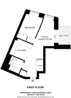 Floorplan area for info only, not for £/sq. ft valuation