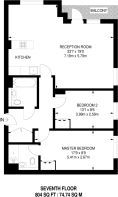 Floorplan area for info only, not for £/sq. ft valuation