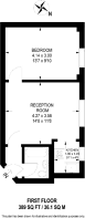 Floorplan area for info only, not for £/sq. ft valuation