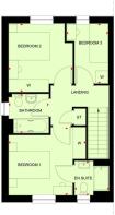 Cupar floorplan - first floor
