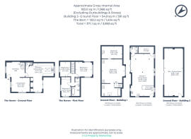 Floor plan for The Haven, The Barn & Outbuildings