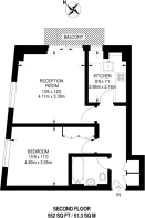 Floorplan area for info only, not for £/sq. ft valuation