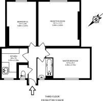 Floorplan area for info only, not for £/sq. ft valuation