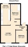 Flat 1, 77 High Street, Ilfracombe - all floors.JP