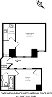 Floorplan area for info only, not for £/sq. ft valuation