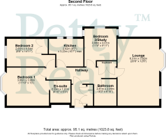 22 Castle Court, Colne - all floors