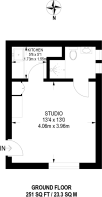 Floorplan area for info only, not for £/sq. ft valuation