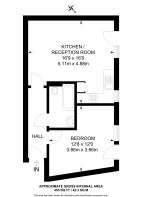 Floorplan area for info only, not for £/sq. ft valuation