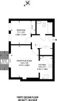 Floorplan area for info only, not for Â£/sq. ft valuation