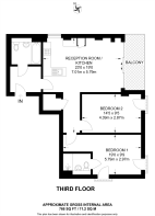 Floorplan area for info only, not for £/sq. ft valuation