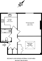 Floorplan area for info only, not for £/sq. ft valuation