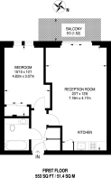 Floorplan area for info only, not for £/sq. ft valuation