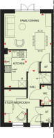 Kingsbrook Park L Floorplan - Ground Floor