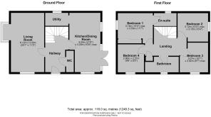 13 Blackcap Drive, Holmer, Hereford - all floors.J