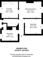 Floorplan area for info only, not for Â£/sq. ft valuation