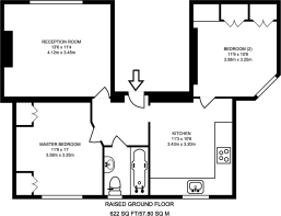 Floorplan area for info only, not for £/sq. ft valuation