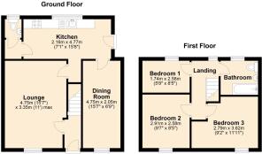 2 High Gate, Ffestiniog - all floors.JPG
