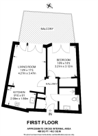 Floorplan area for info only, not for £/sq. ft valuation