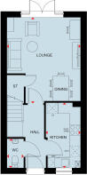 Ground floor of the 2 bedroom Primrose