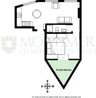 Floor plan Flat 1, Shaftesbury Avenue, London, WC2
