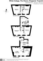 White Cottage - Floor plan