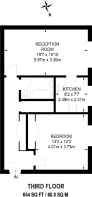 Floorplan area for info only, not for £/sq. ft valuation