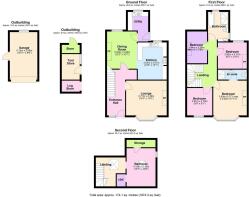 Floor Plan - Kilford, St Georges Road, Abergele LL