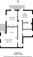 Floorplan area for info only, not for £/sq. ft valuation