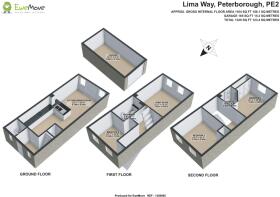 Lima Way 3D floorplan