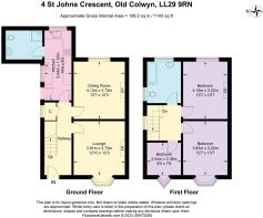 Floor plan 4 St Johns Crescent, Old Colwyn, LL29 9