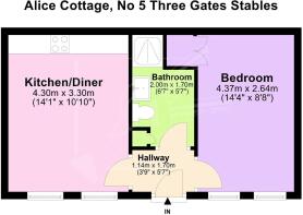 Alice Cottage Floor Plan