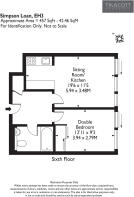 Floorplan of 31 (Flat 28) Simpson Loan