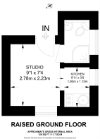 Floorplan area for info only, not for £/sq. ft valuation