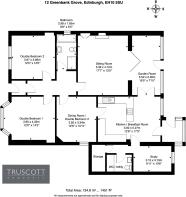 Floorplan of 12 Greenbank Grove