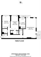 Floorplan area for info only, not for £/sq. ft valuation