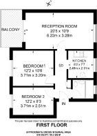 Floorplan area for info only, not for £/sq. ft valuation