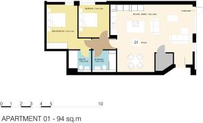 Apartment 1 Dukes Place