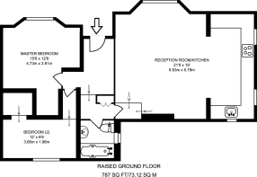 Floorplan area for info only, not for £/sq. ft valuation