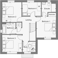 Dandara - Manor Park - The Middleton, Home 55 floorplan