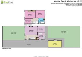 EweMove Harrogate 2D Plot Plan